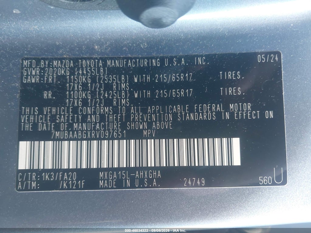 2024 Toyota Corolla Cross LE photo 9