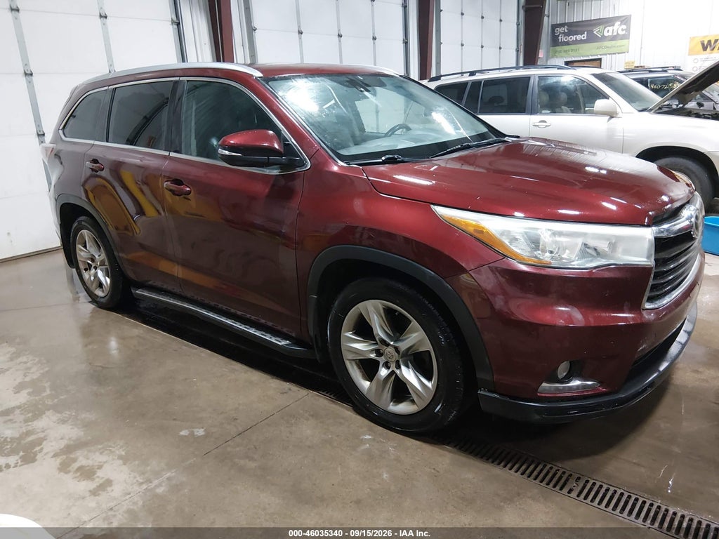 2014 TOYOTA HIGHLANDER 5TDDKRFH7ES039668