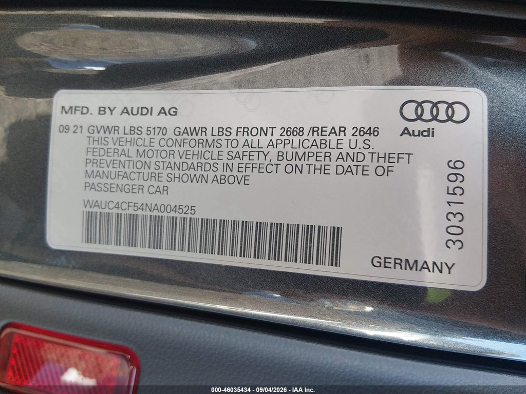 2022 Audi S5 Sportback Premium Plus Tfsi Quattro Tiptronic photo 9