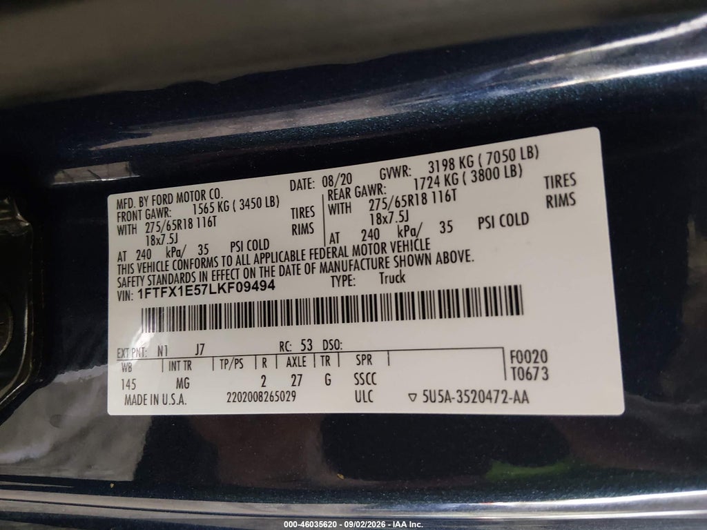 2020 Ford F-150 XLT photo 9