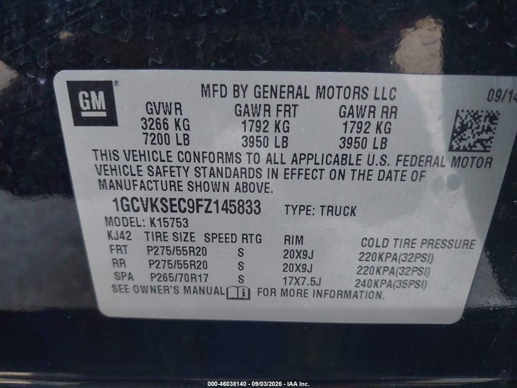 2015 Chevrolet Silverado 1500 2LZ photo 9