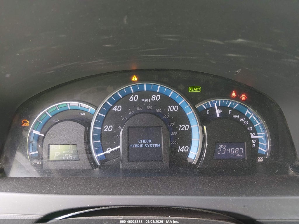 2012 Toyota Camry Hybrid XLE photo 7