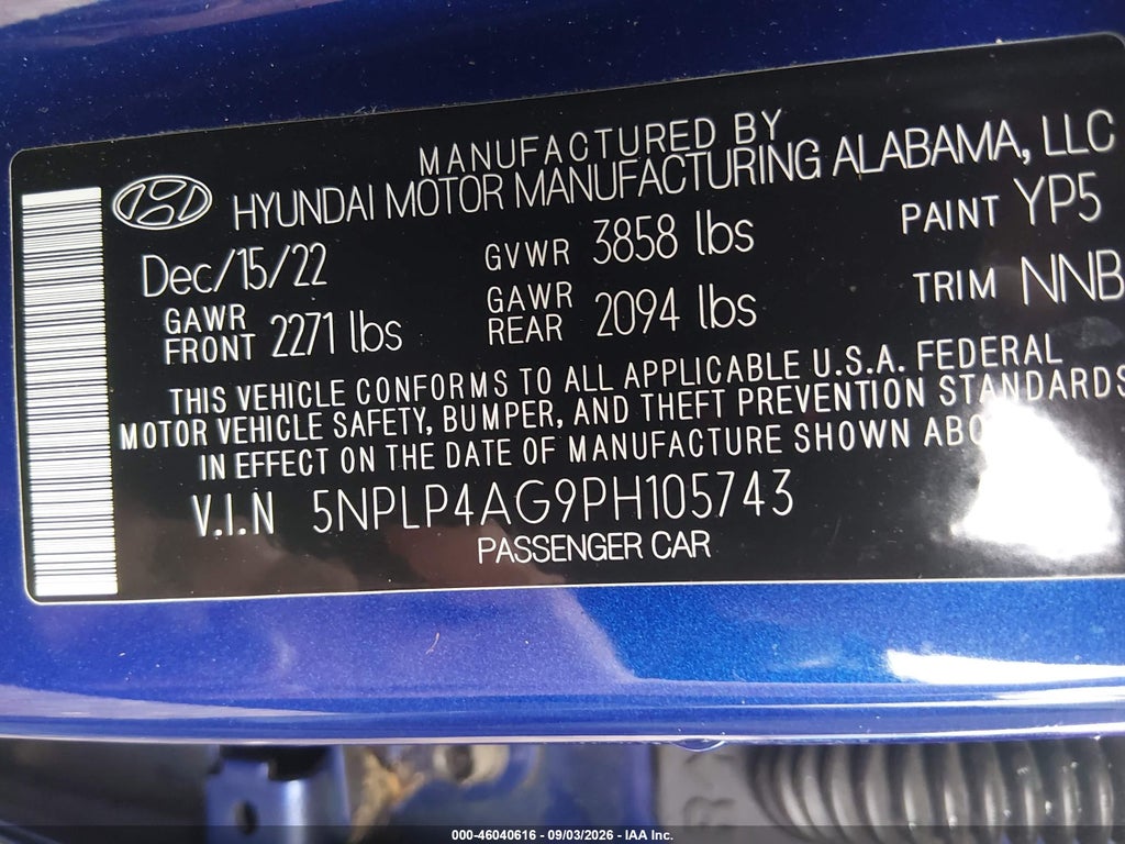 2023 Hyundai Elantra Limited photo 9