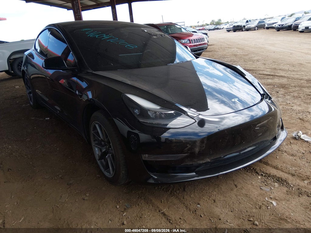 2022 TESLA MODEL 3 5YJ3E1EB5NF247750