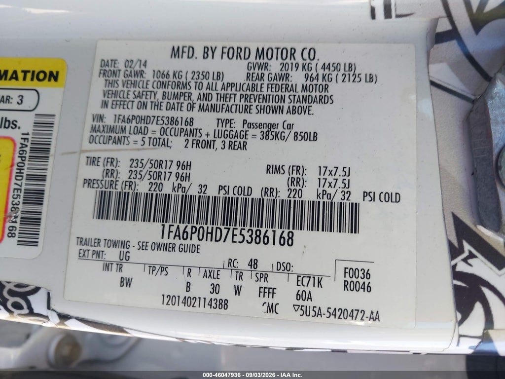 2014 Ford Fusion SE photo 9