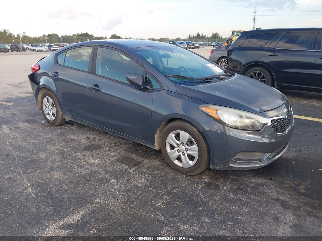 2016 KIA FORTE KNAFK4A67G5573406