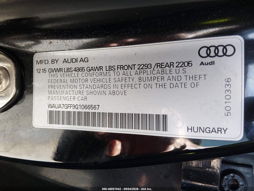 2016 Audi A3 1.8T Premium photo 9