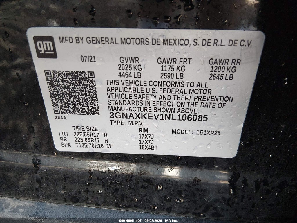 2022 Chevrolet Equinox FWD LT photo 9