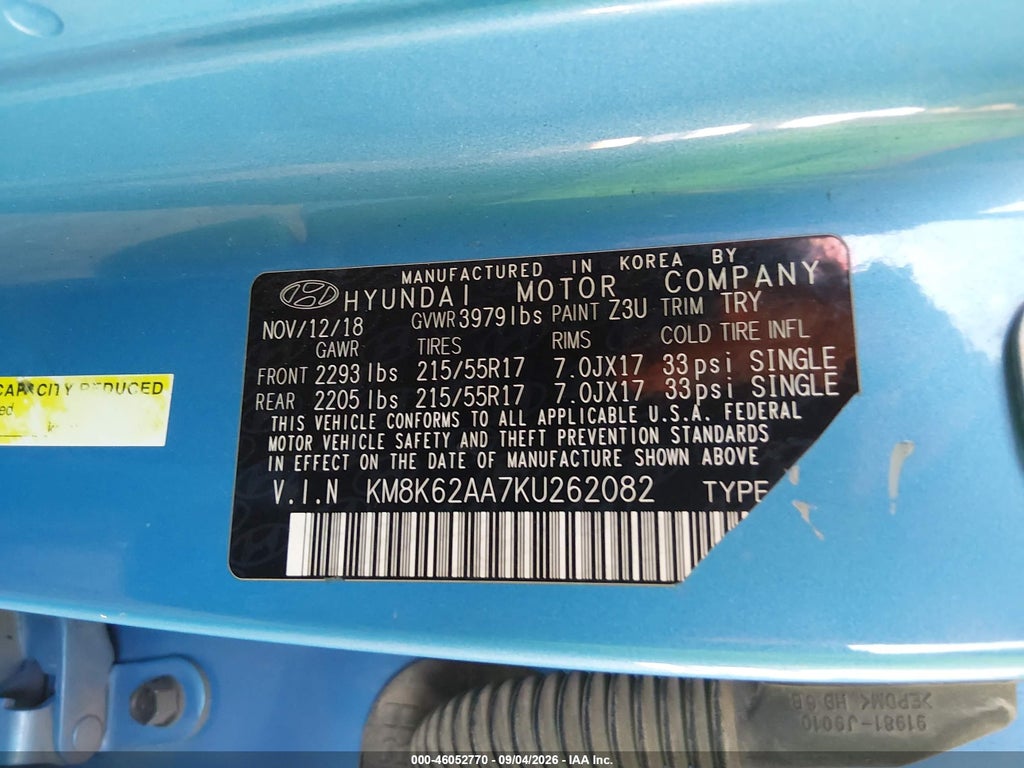 2019 Hyundai Kona SEL photo 9