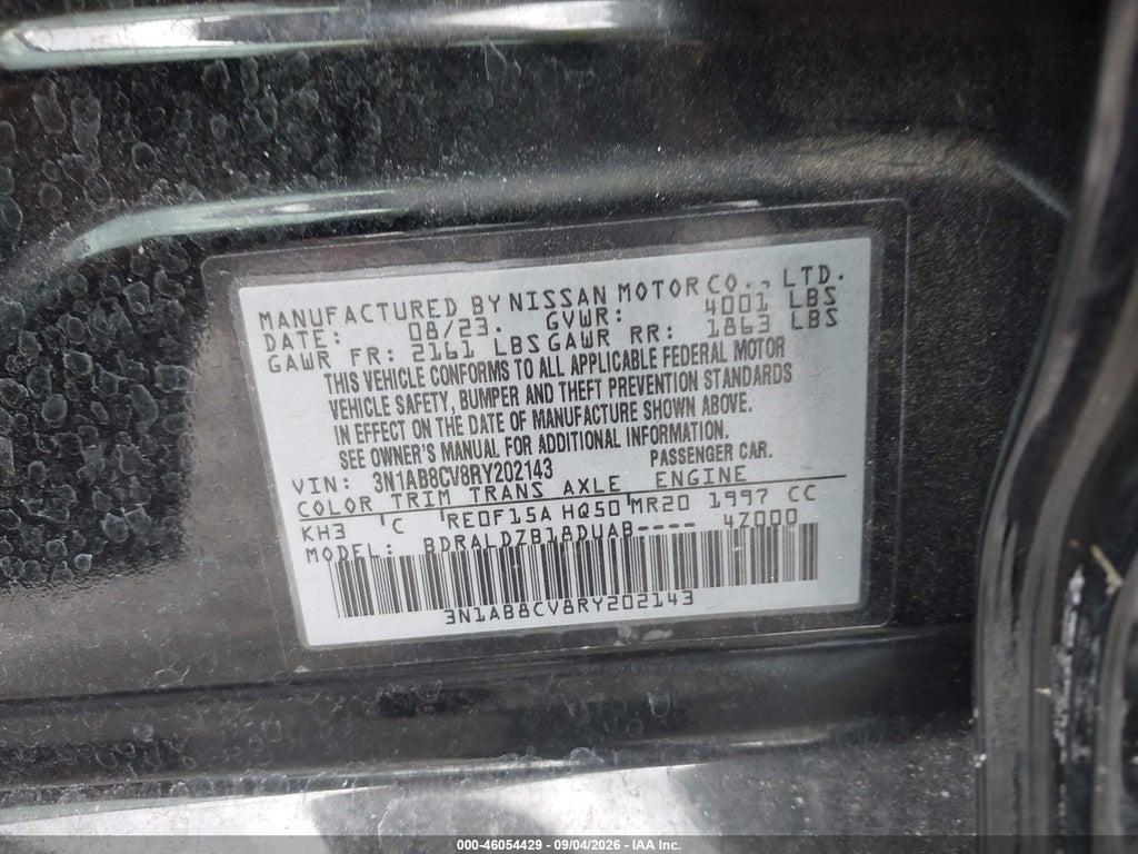 2024 Nissan Sentra SV Xtronic CVT photo 9