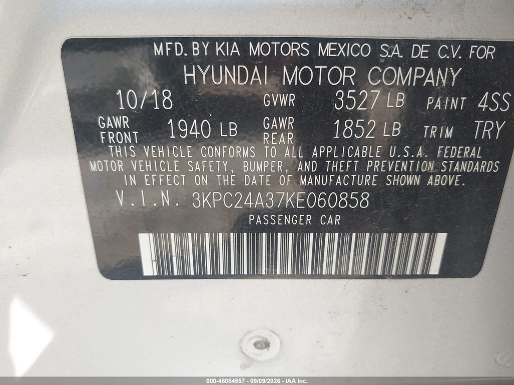 2019 Hyundai Accent SE photo 9
