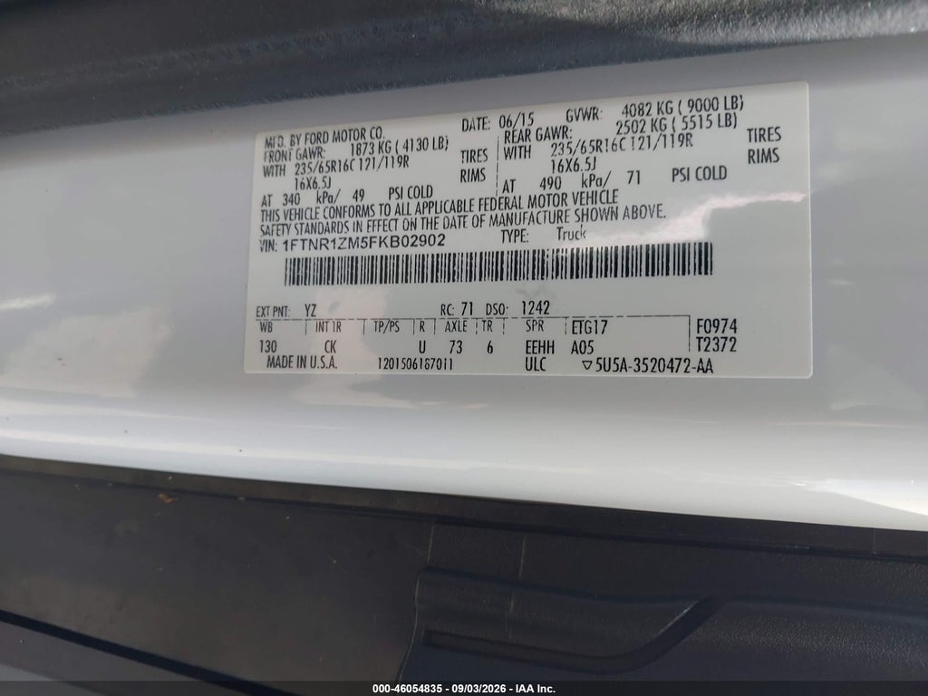 2015 Ford Transit-250 photo 9