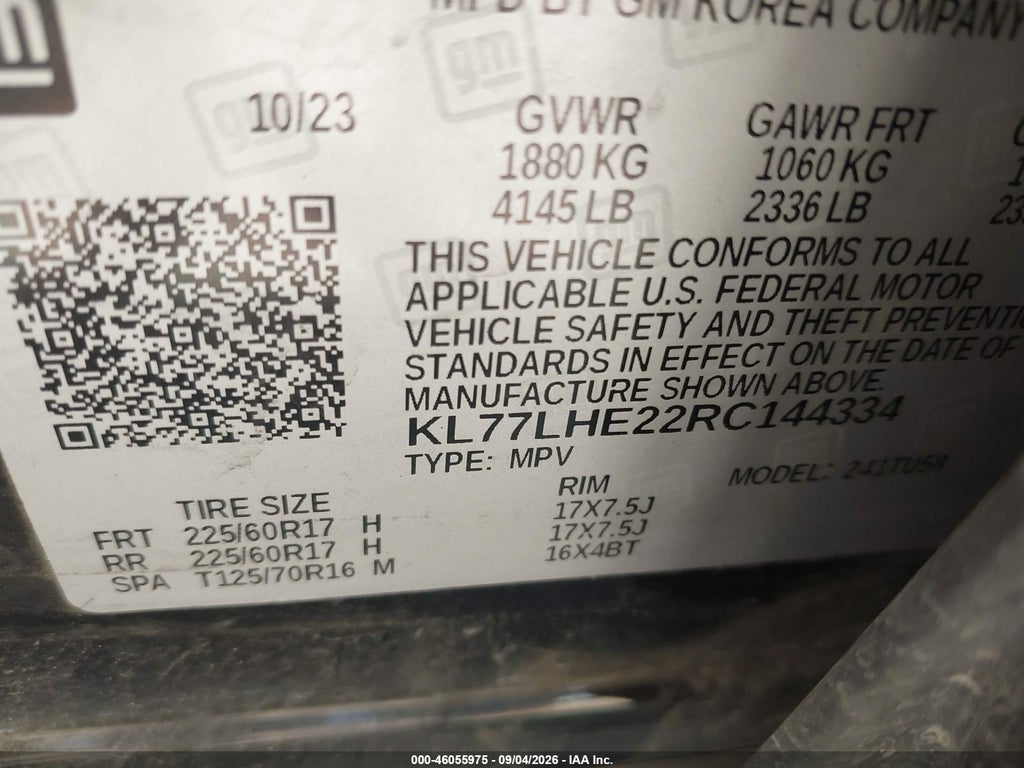 2024 Chevrolet Trax FWD LT photo 9