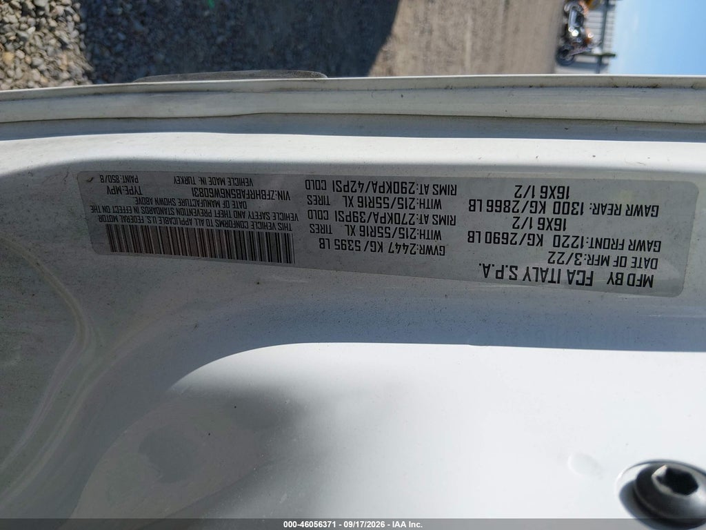 2022 Ram Promaster City Cargo Van photo 9