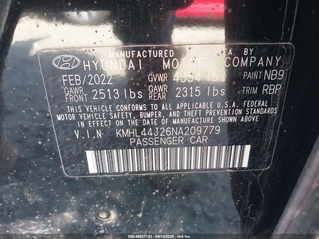 2022 Hyundai Sonata SEL Plus photo 9