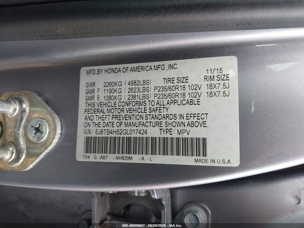 2016 Acura RDX Technology Acurawatch Plus Packages/Technology Package photo 9