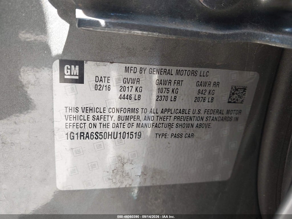2017 Chevrolet Volt LT photo 9