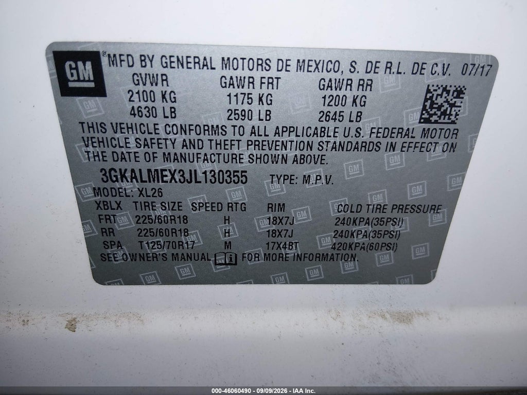 2018 GMC Terrain SLE photo 9