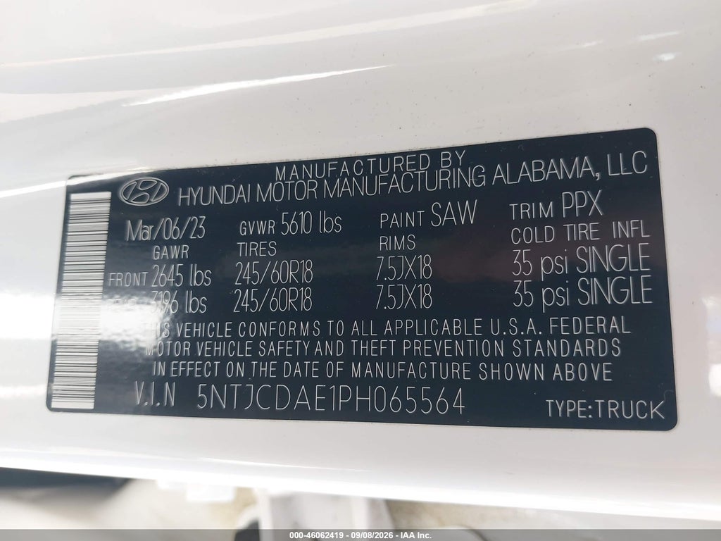 2023 Hyundai Santa Cruz SEL photo 9