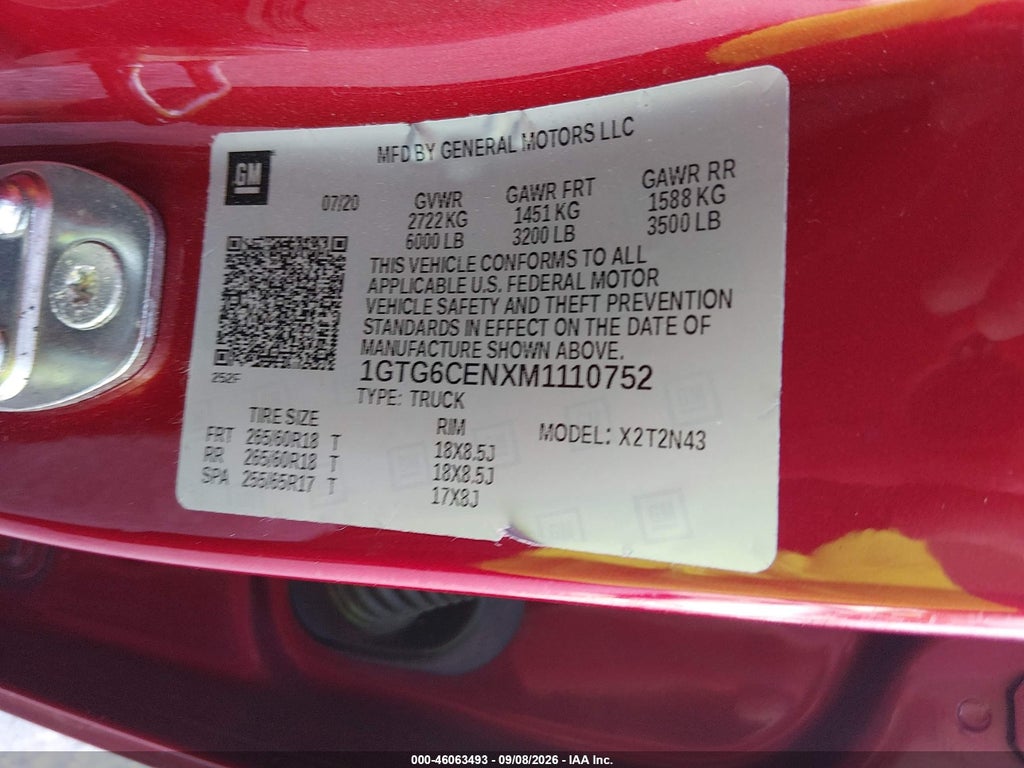 2021 GMC Canyon 4WD Short Box Elevation photo 9