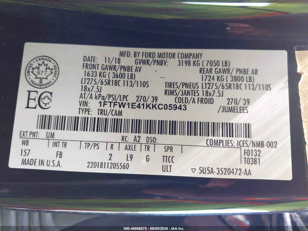 2019 Ford F-150 XLT photo 9