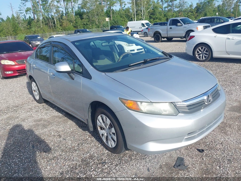 2012 HONDA CIVIC 19XFB2F5XCE088134