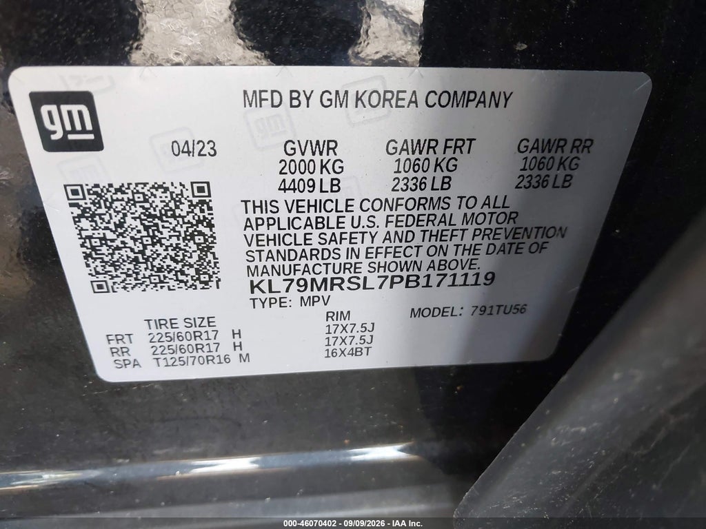 2023 Chevrolet Trailblazer AWD LT photo 9