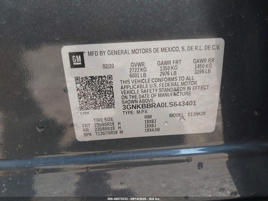 2020 Chevrolet Blazer FWD 1LT photo 9