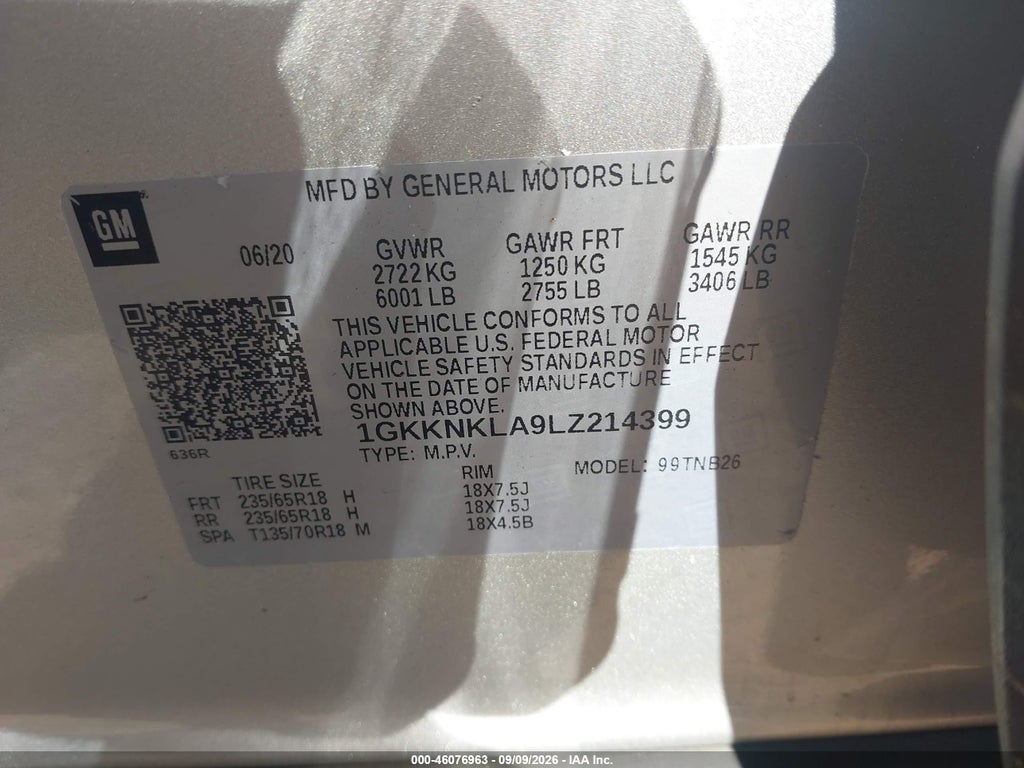 2020 GMC Acadia FWD SLE photo 9