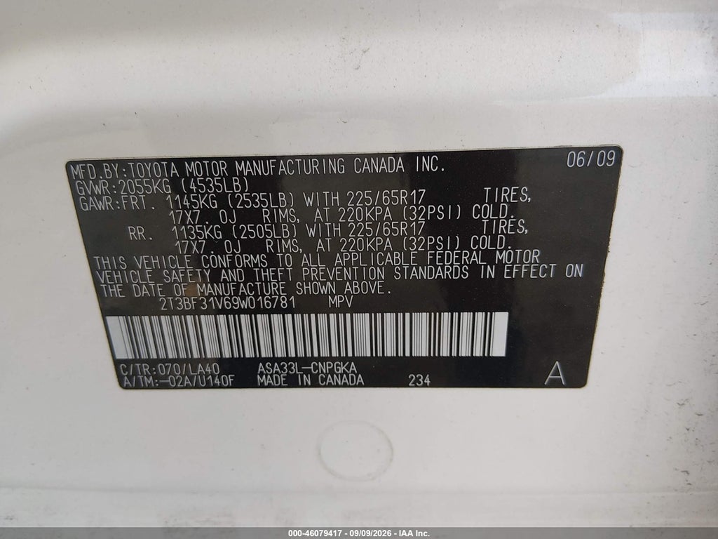 2009 Toyota RAV4 Limited photo 9