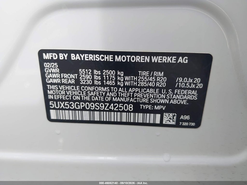 2025 BMW X3 30 Xdrive photo 9