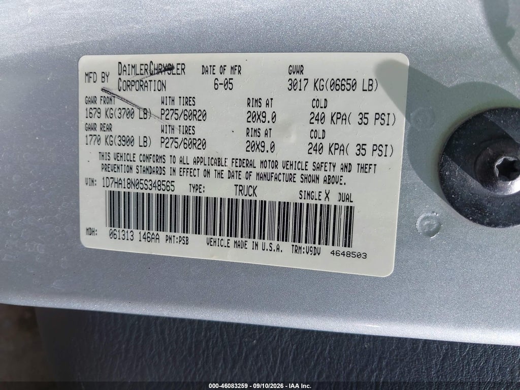 2005 Dodge RAM 1500 SLT/Laramie photo 9