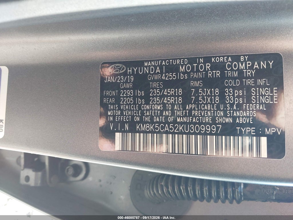 2019 Hyundai Kona Iron MAN photo 9