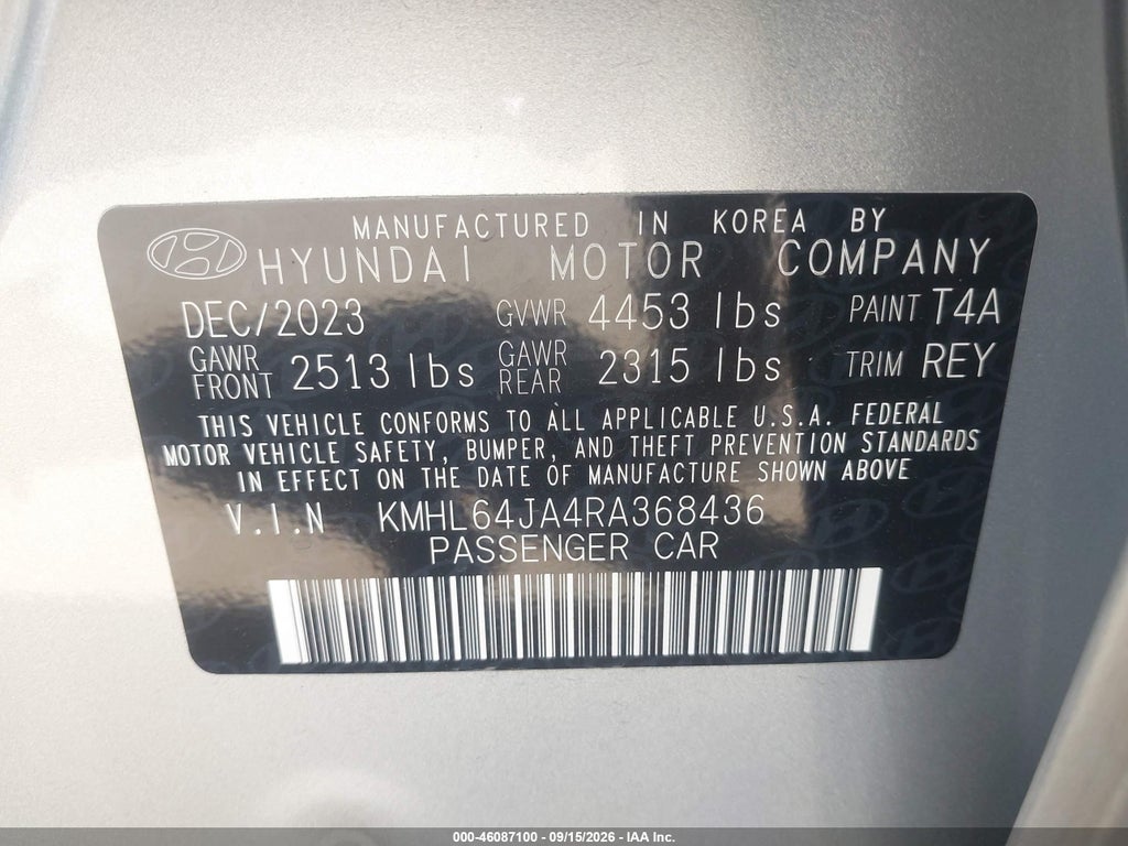 2024 Hyundai Sonata SEL photo 9