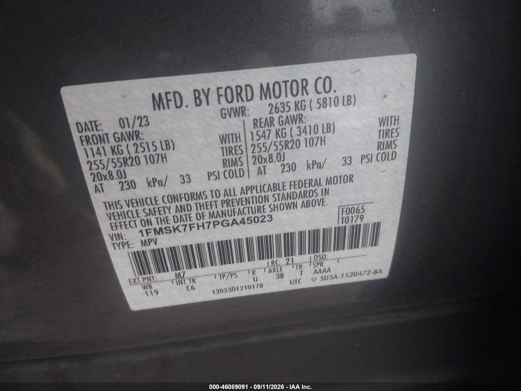 2023 Ford Explorer Limited photo 9