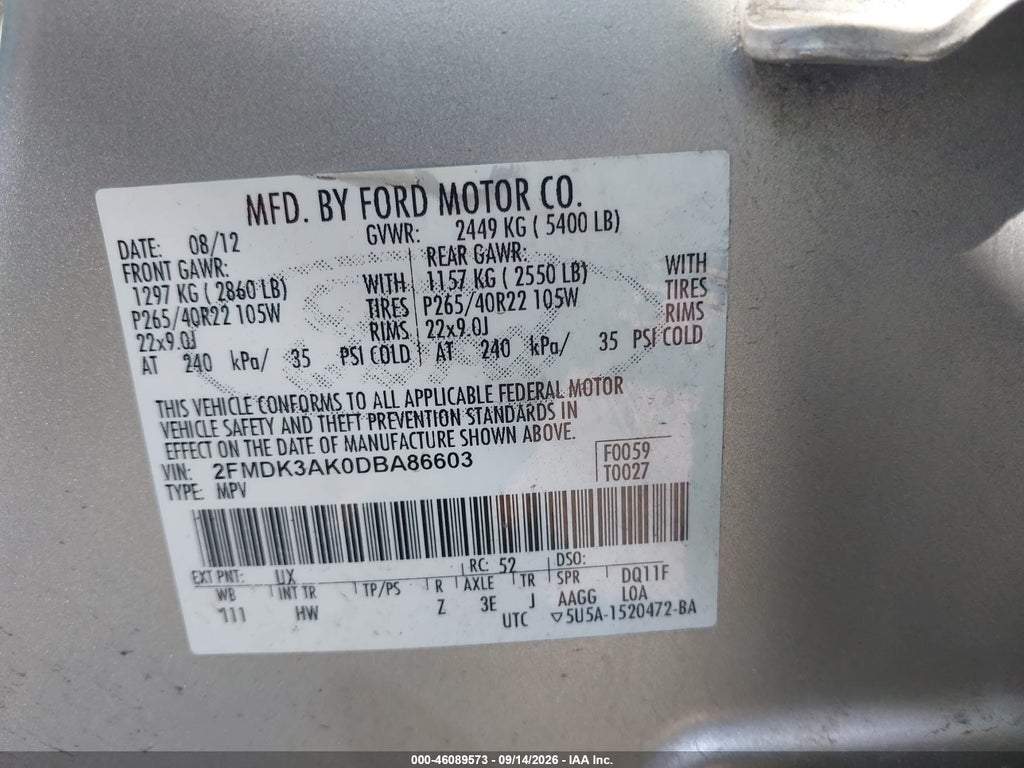 2013 Ford Edge Sport photo 9