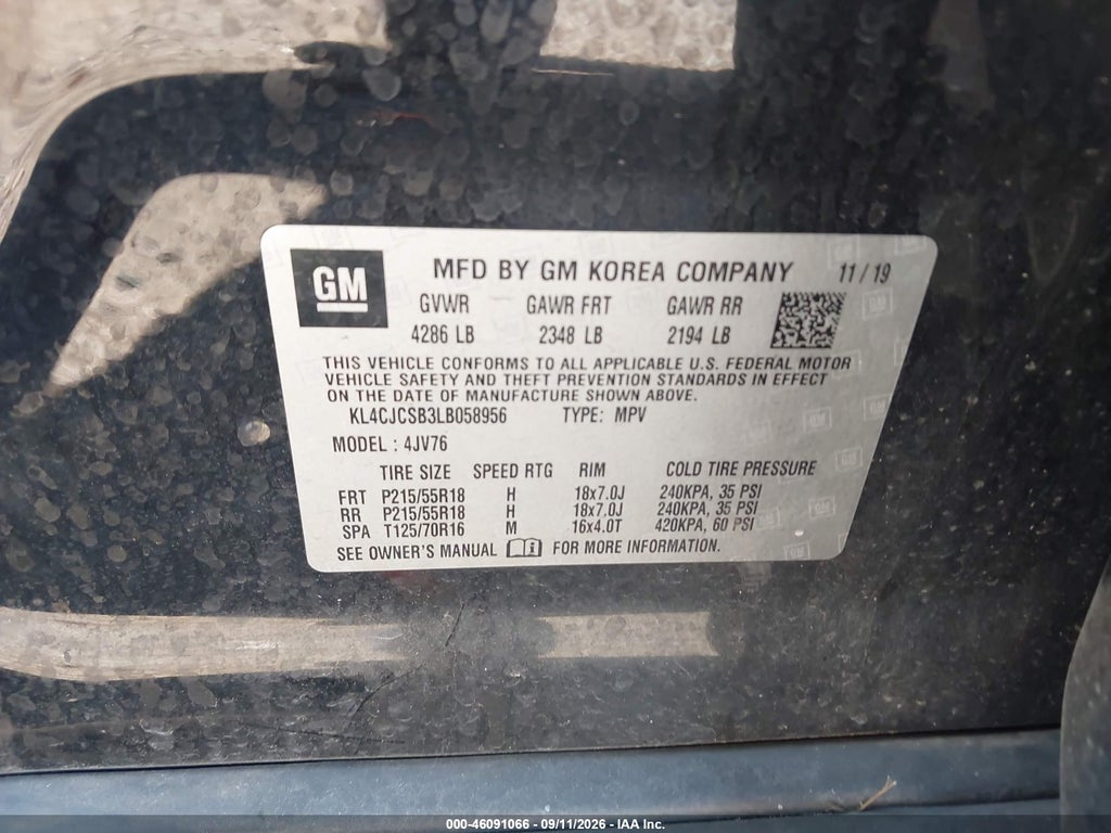 2020 Buick Encore FWD Essence photo 9
