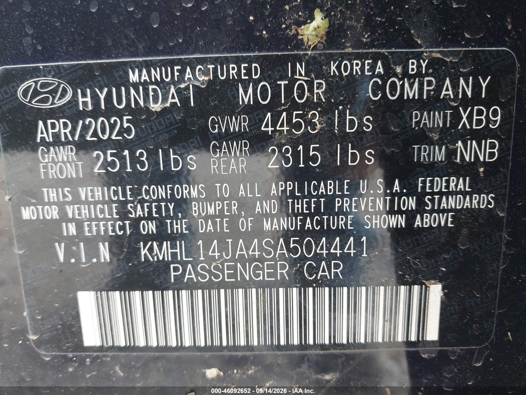 2025 Hyundai Sonata SEL Convenience photo 9