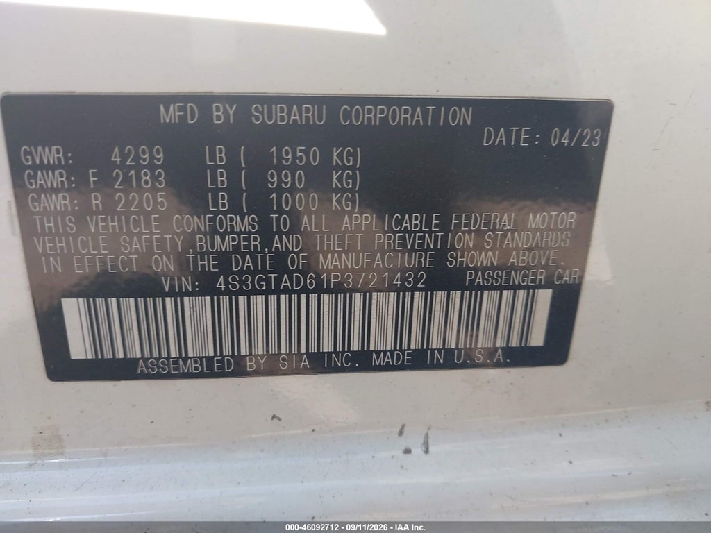 2023 Subaru Impreza Premium 5-Door photo 9