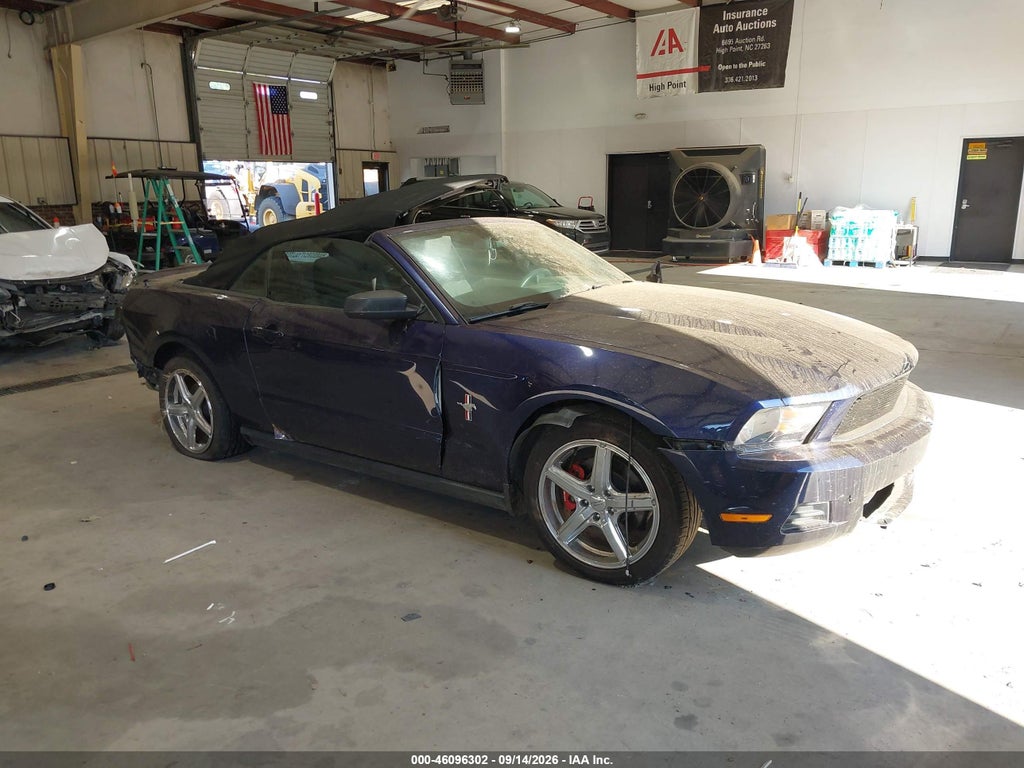 2012 FORD MUSTANG 1ZVBP8EM6C5254962
