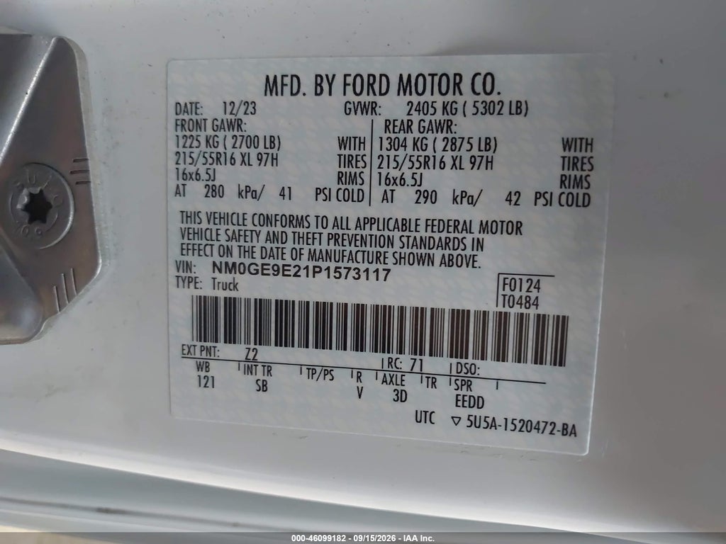 2023 Ford Transit Connect XL Passenger photo 9
