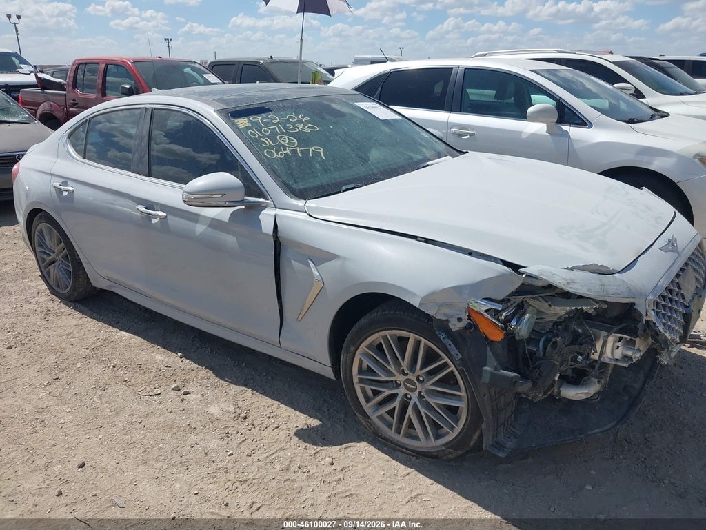 2020 GENESIS G70 KMTG34LA0LU064779