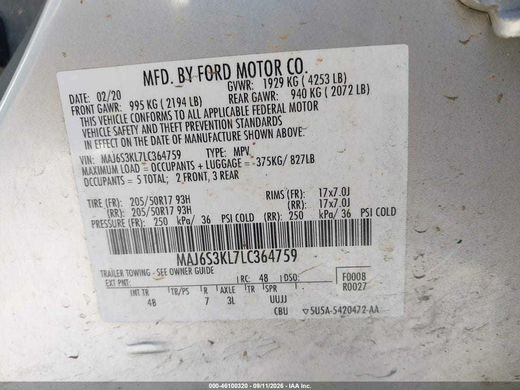 2020 Ford Ecosport Titanium photo 9
