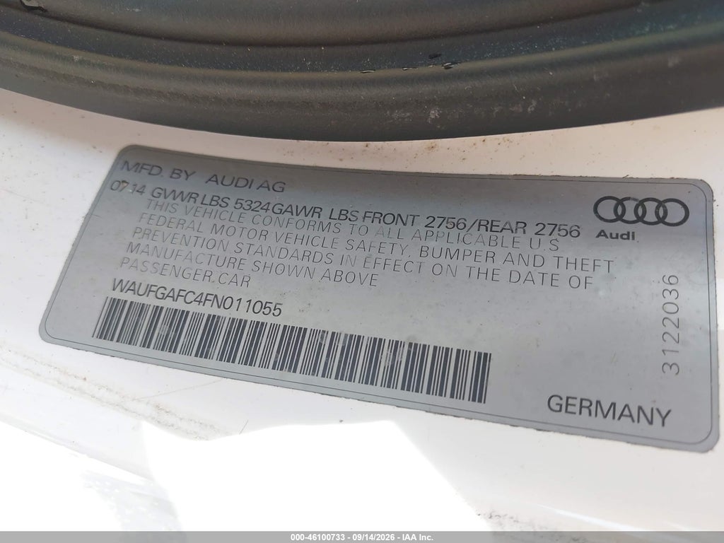 2015 Audi A6 3.0T Premium Plus photo 9