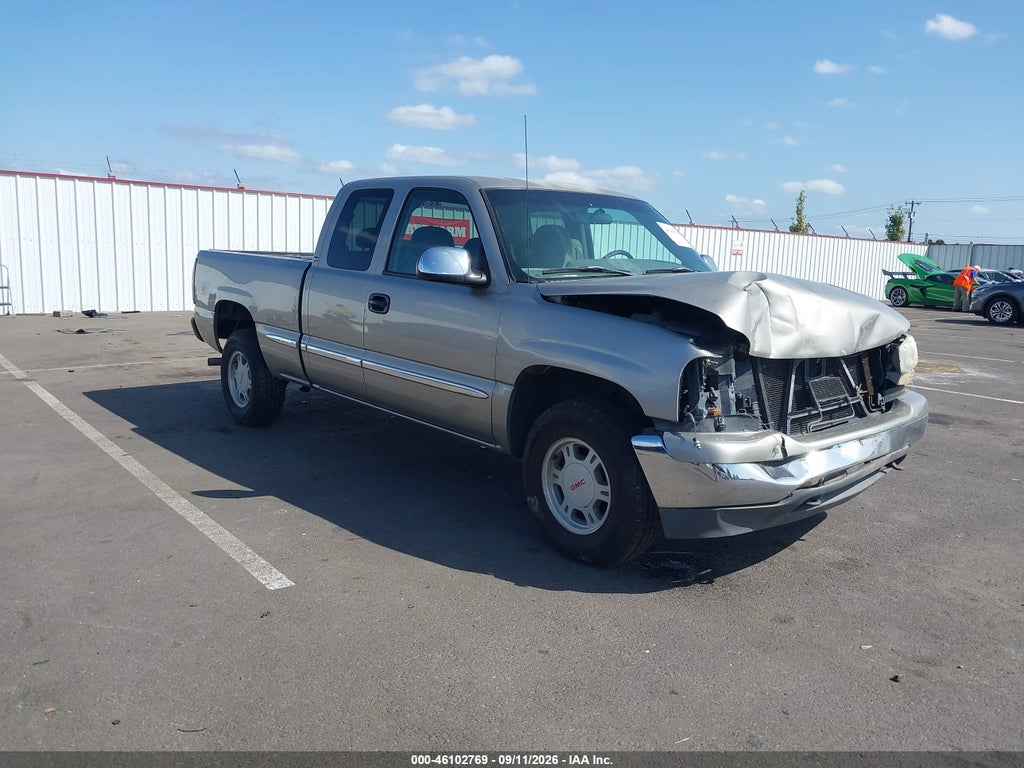 2000 GMC SIERRA 1500 1GTEK19T6YZ204733