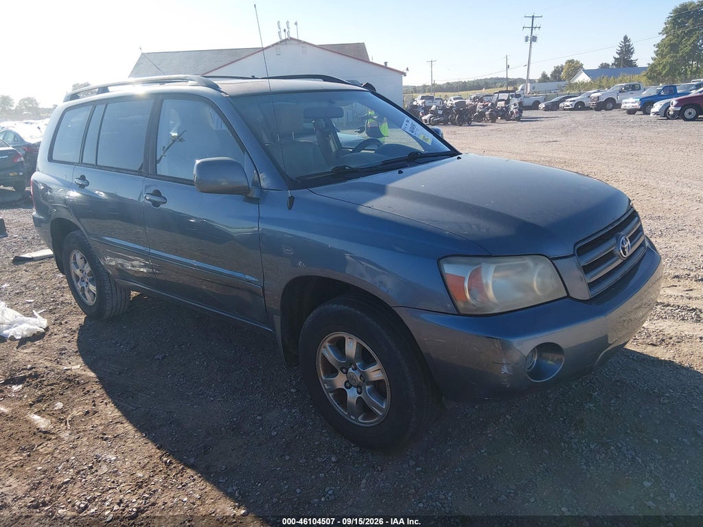 2004 TOYOTA HIGHLANDER JTEEP21AX40055805