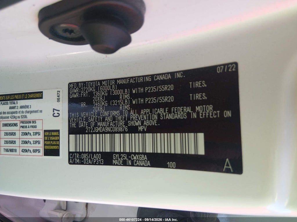 2022 Lexus RX 450H photo 9