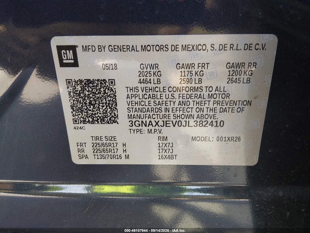 2018 Chevrolet Equinox LT photo 9