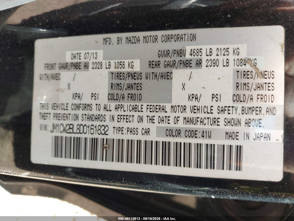 2013 Mazda MAZDA5 Sport photo 9