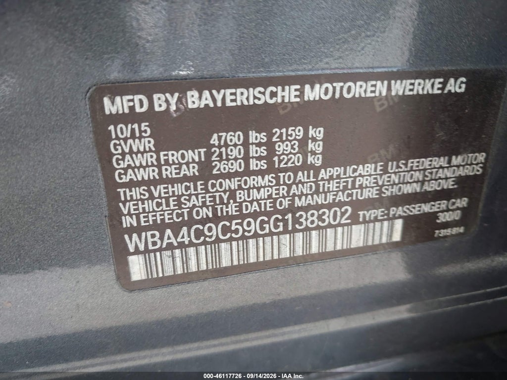 2016 BMW 428I Gran Coupe Xdrive photo 9